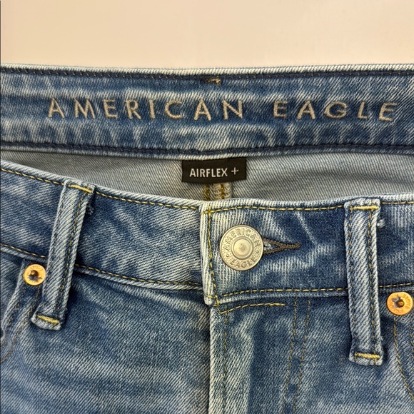 American Eagle Airflex + Slim fit Light Blue Men's Jeans - Picture 5 of 6